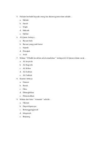 Detail Contoh Soal Ujian Perangkat Desa Nomer 36