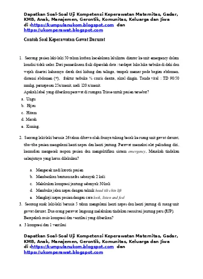 Detail Contoh Soal Ukom Nomer 17