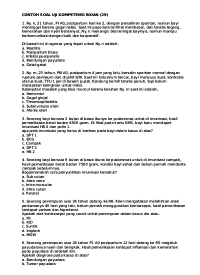 Detail Contoh Soal Ukom Nomer 59