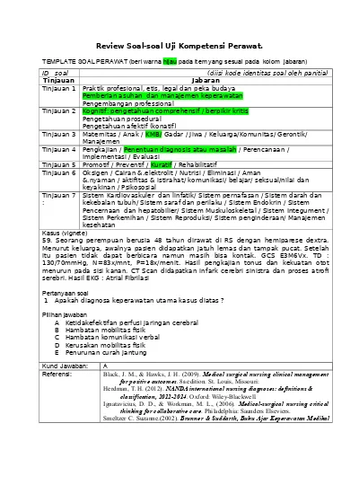 Detail Contoh Soal Ukom Nomer 8