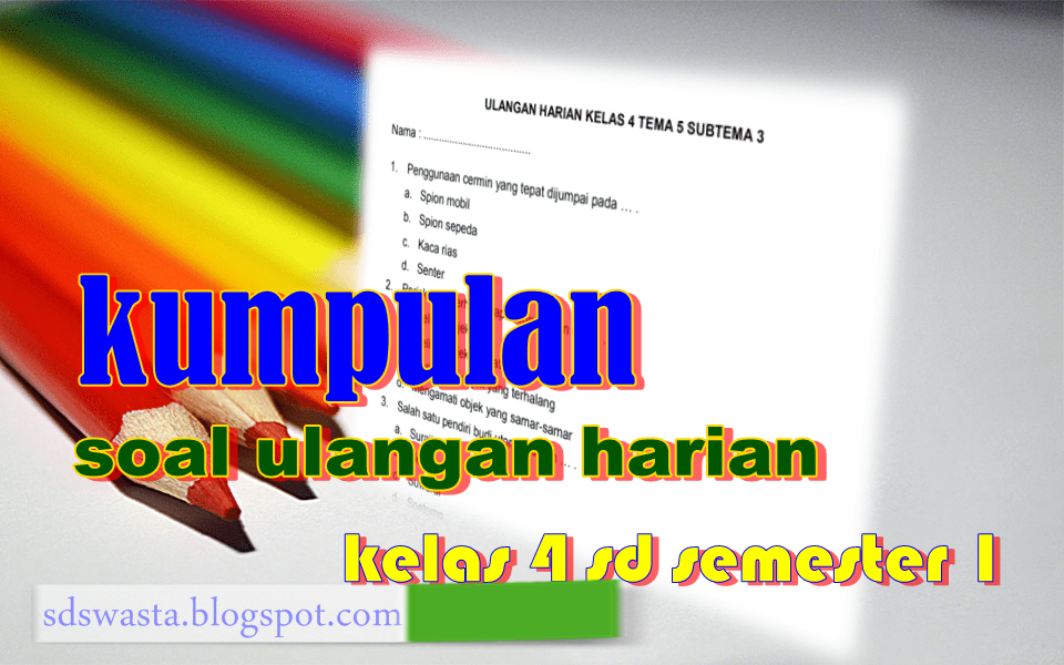 Detail Contoh Soal Ulangan Harian Nomer 53