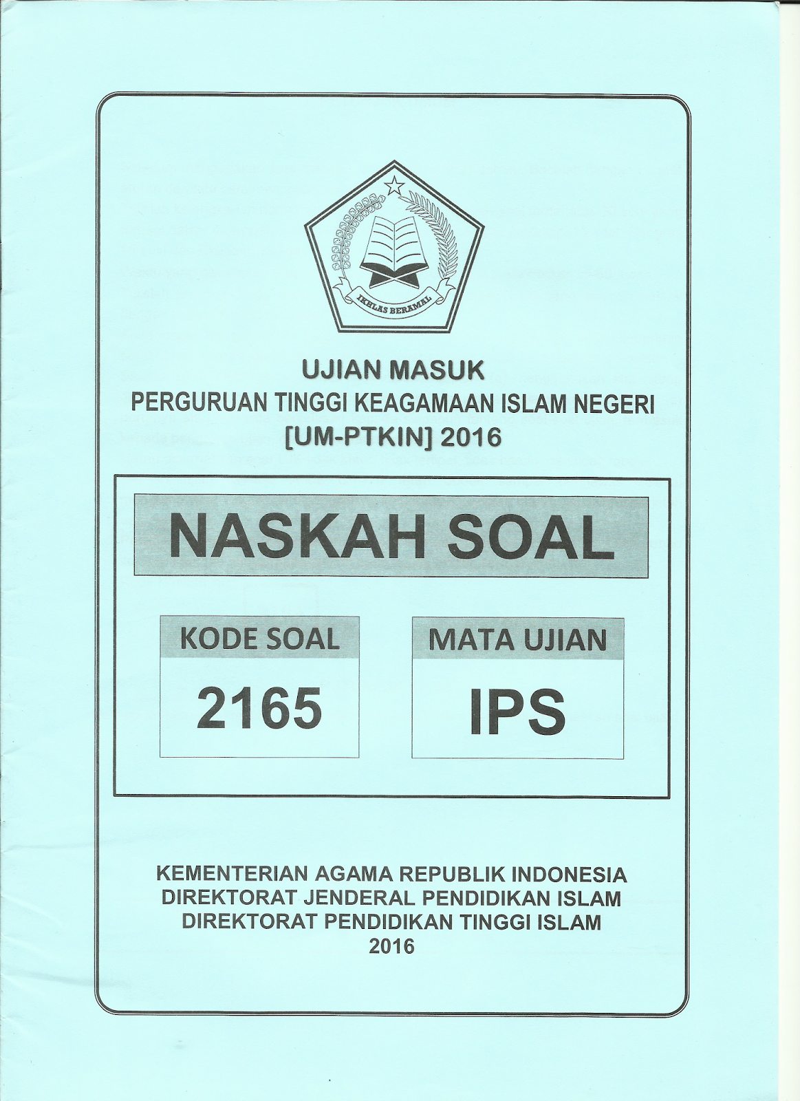 Detail Contoh Soal Um Ptkin 2019 Nomer 50