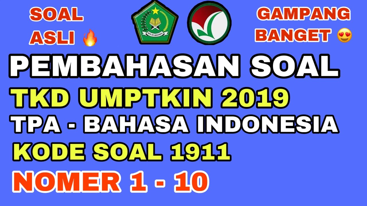 Detail Contoh Soal Um Ptkin 2019 Nomer 54