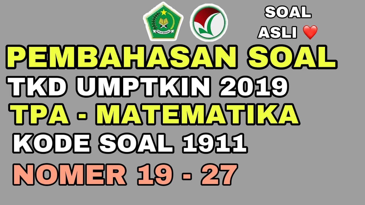 Detail Contoh Soal Um Ptkin Nomer 28