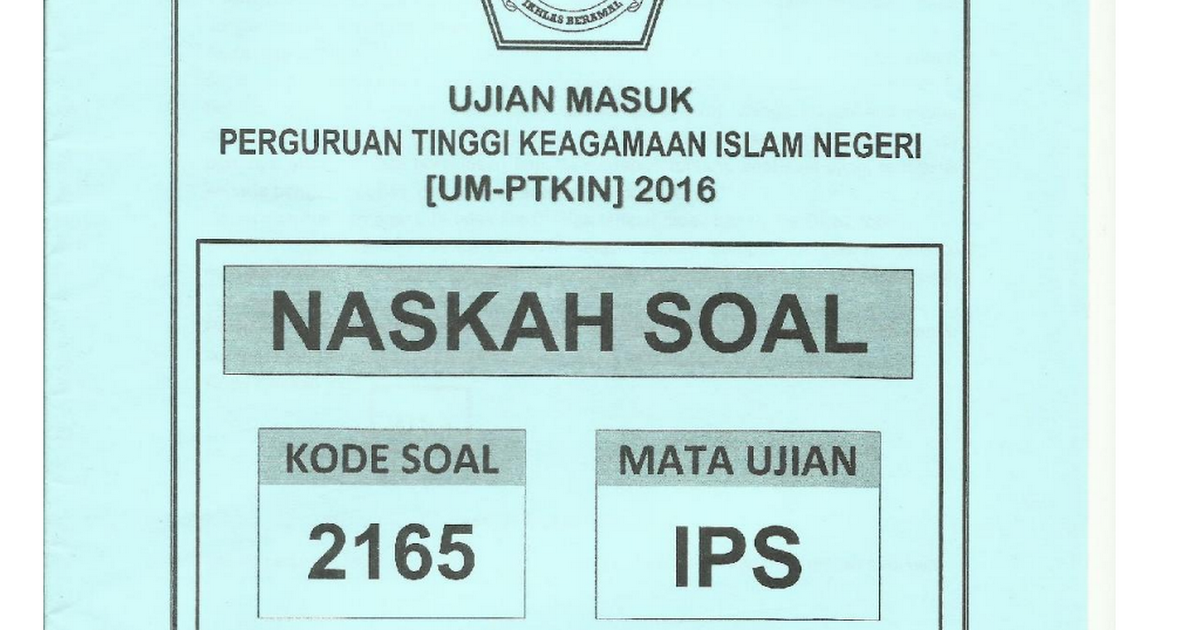 Detail Contoh Soal Um Ptkin Nomer 8