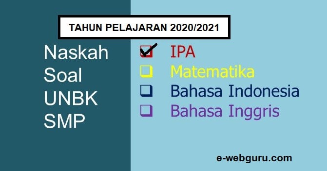 Detail Contoh Soal Un Ipa Smp Nomer 30