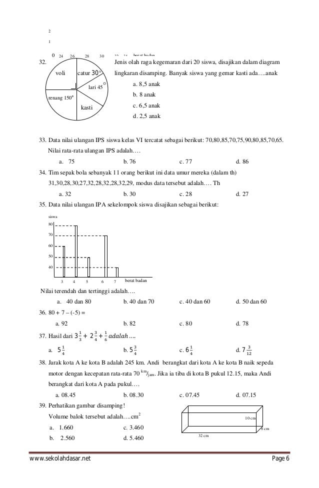 Detail Contoh Soal Un Sd Nomer 13