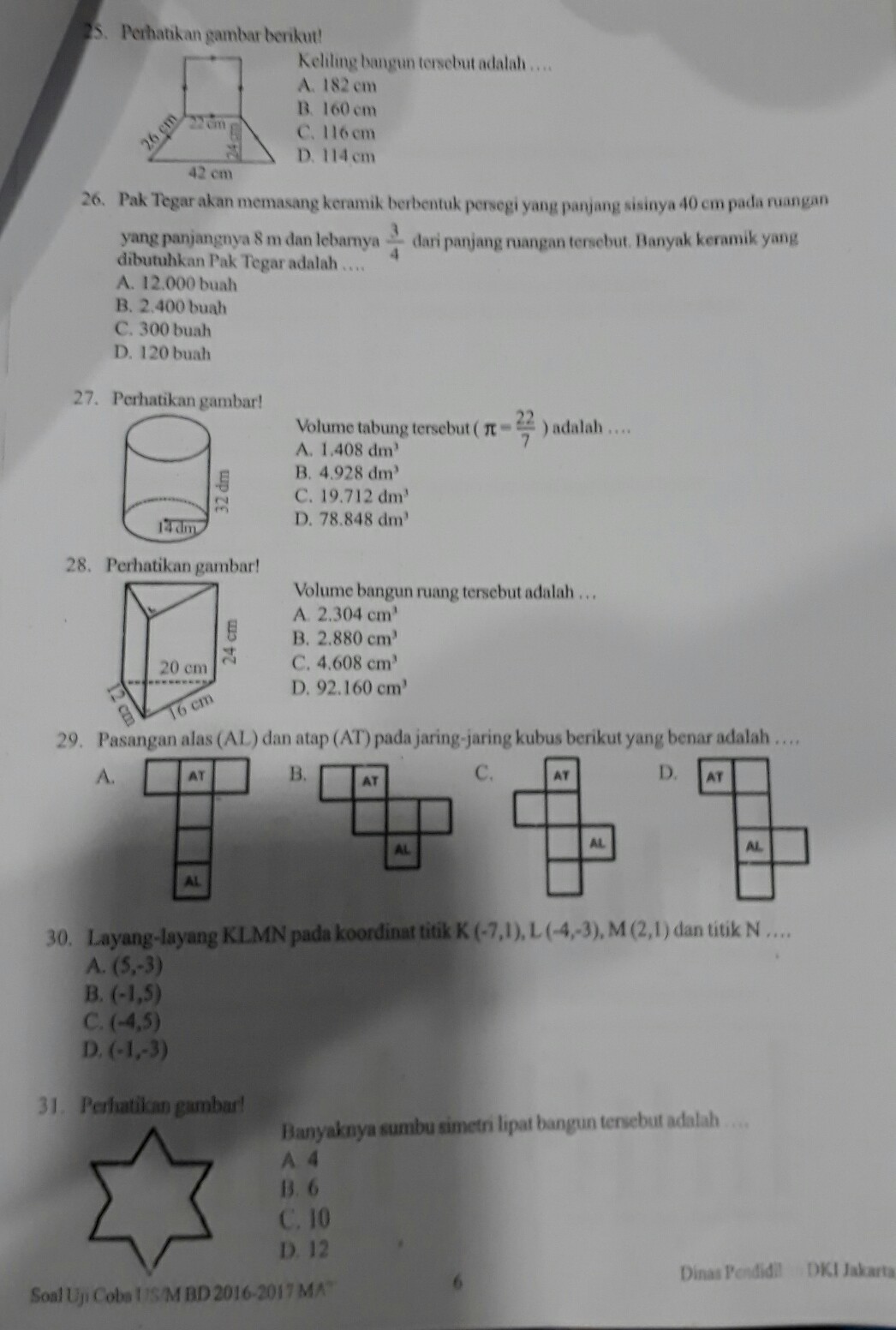 Detail Contoh Soal Un Sd Nomer 17