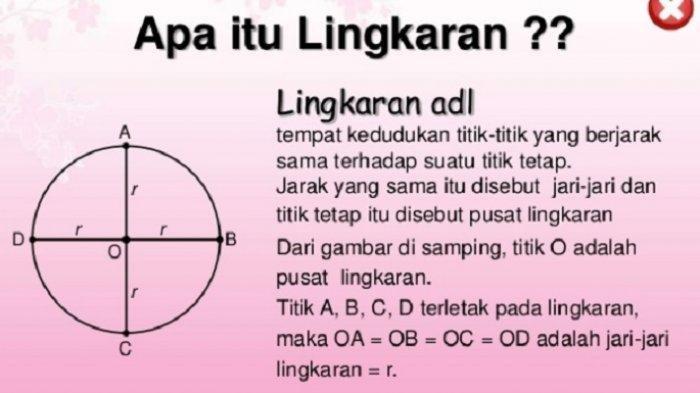 Detail Contoh Soal Unsur Unsur Lingkaran Nomer 13