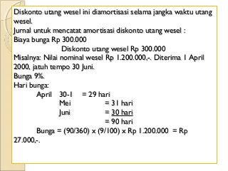 Detail Contoh Soal Utang Wesel Nomer 2