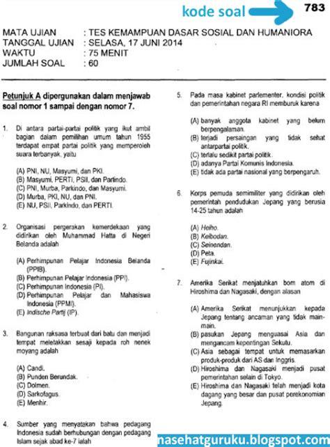 Detail Contoh Soal Utbk Soshum Nomer 29