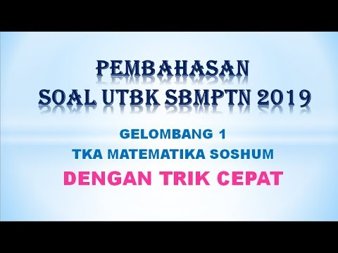 Detail Contoh Soal Utbk Soshum Nomer 39