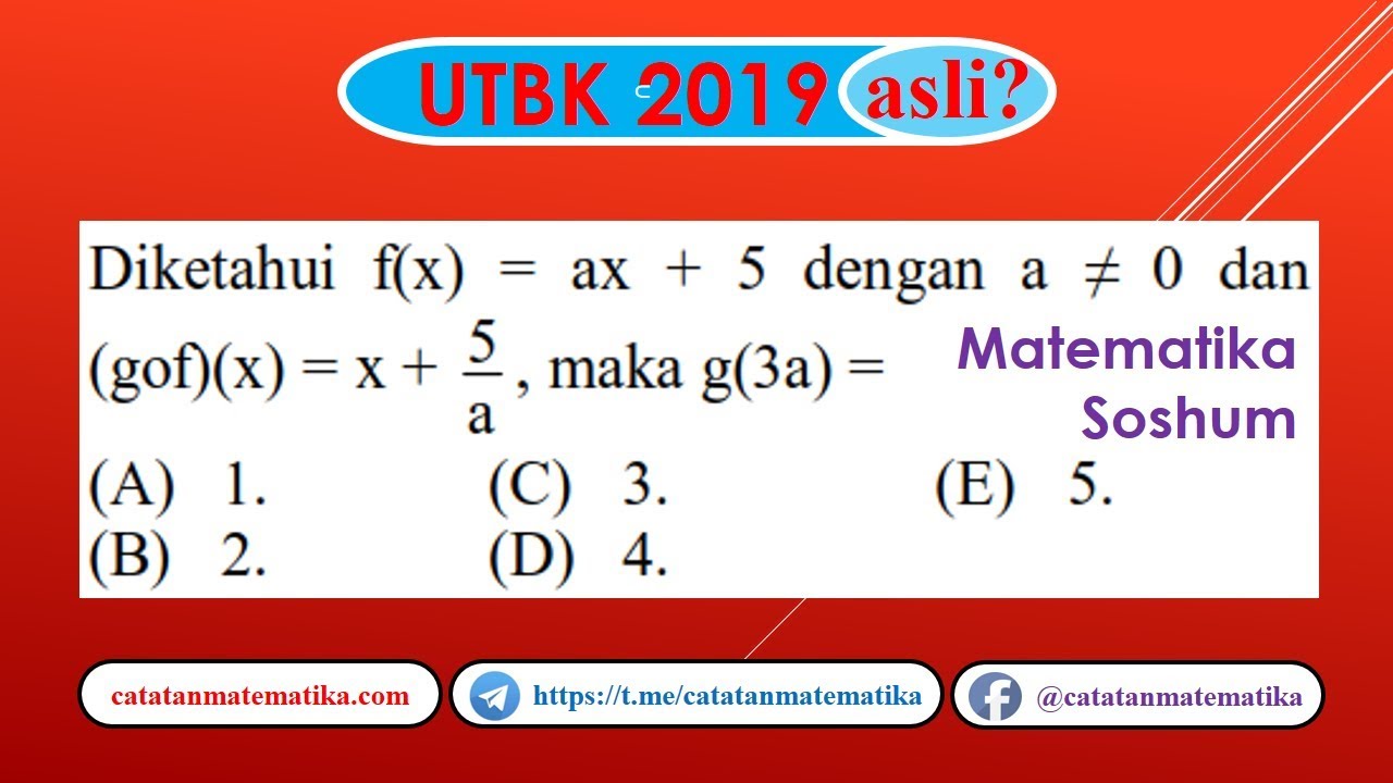 Detail Contoh Soal Utbk Soshum Nomer 42