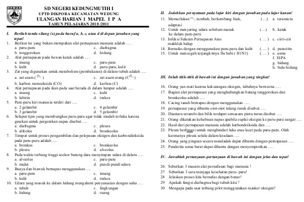 Contoh Soal Uts - KibrisPDR