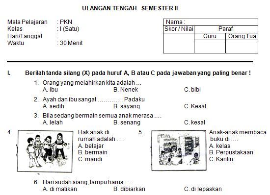 Detail Contoh Soal Uts Nomer 11