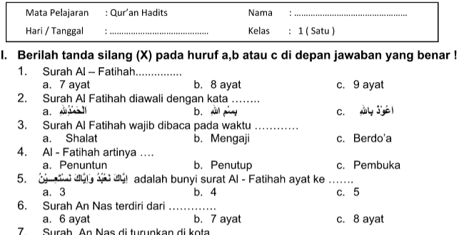 Detail Contoh Soal Uts Nomer 32