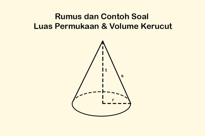 Detail Contoh Soal Volume Kerucut Nomer 22