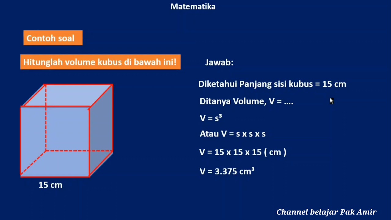 Detail Contoh Soal Volume Kubus Dan Balok Nomer 55