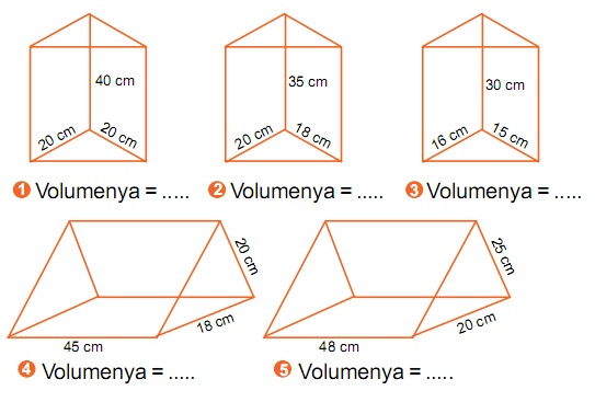 Detail Contoh Soal Volume Prisma Segitiga Kelas 6 Nomer 5