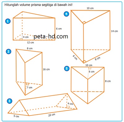 Detail Contoh Soal Volume Prisma Segitiga Kelas 6 Nomer 53