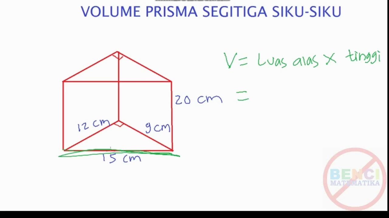 Detail Contoh Soal Volume Prisma Segitiga Kelas 6 Nomer 10