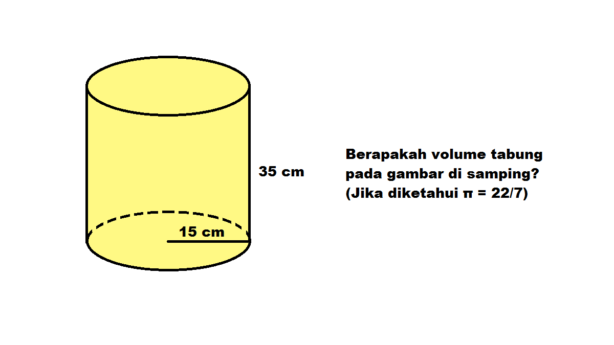 Detail Contoh Soal Volume Tabung Nomer 20