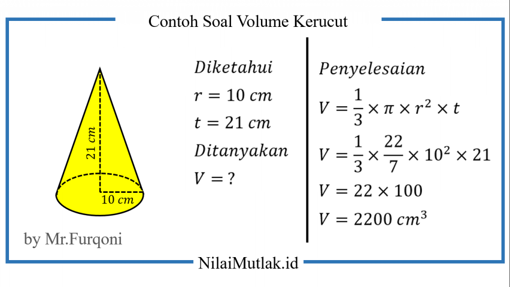 Detail Contoh Soal Volume Tabung Nomer 22