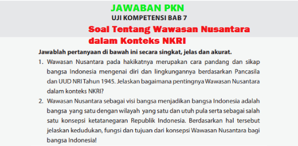 Detail Contoh Soal Wawasan Nusantara Nomer 2