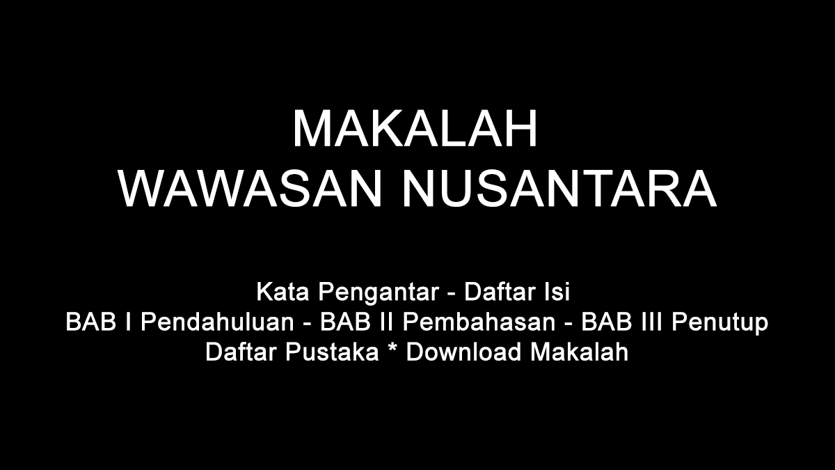 Detail Contoh Soal Wawasan Nusantara Nomer 25