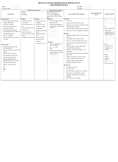 Detail Contoh Soap Keperawatan Nomer 28