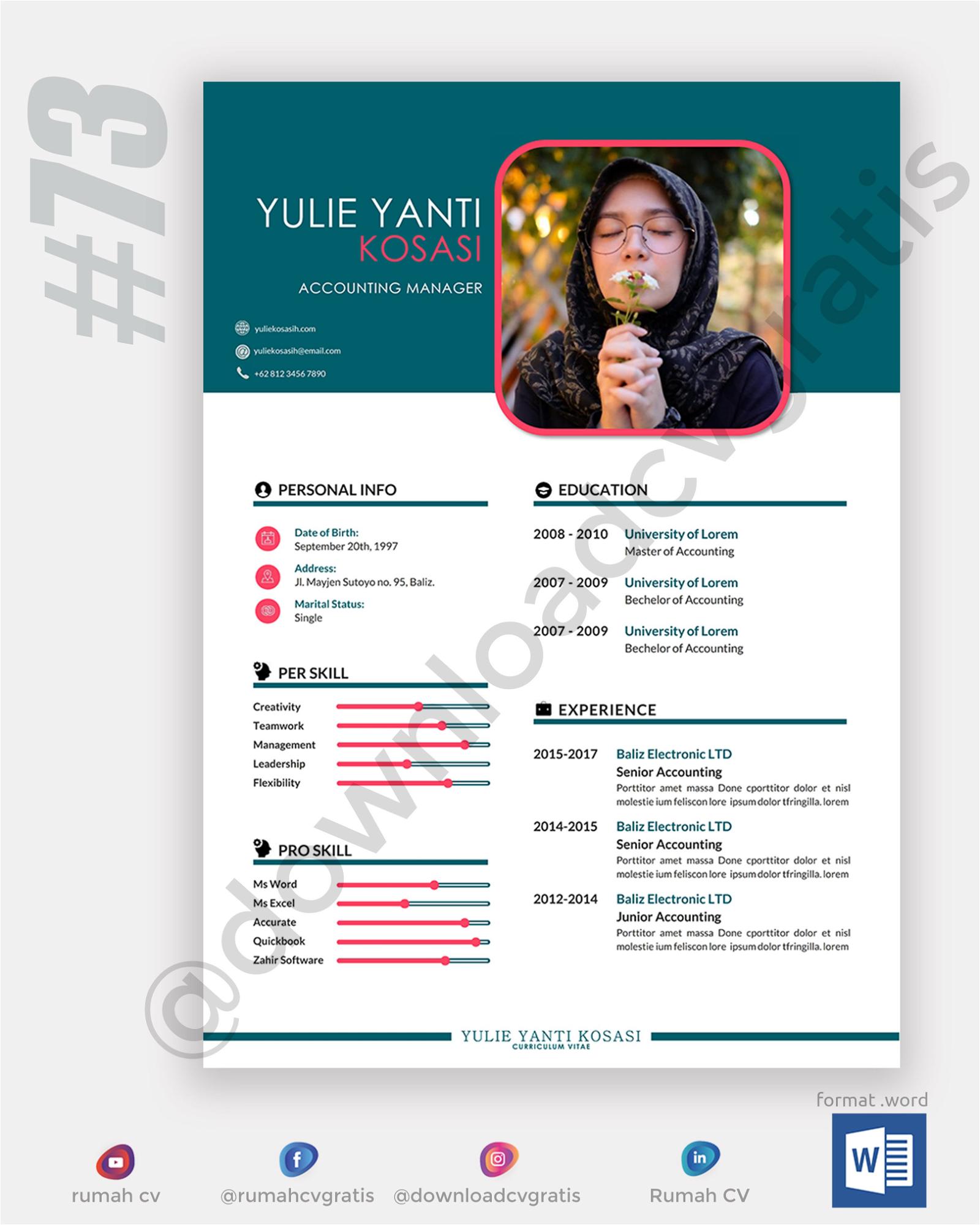 Detail Contoh Softskill Dalam Cv Nomer 16