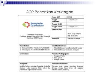 Detail Contoh Sop Administrasi Nomer 13