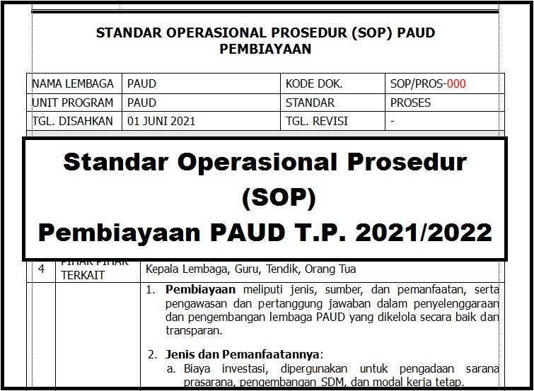 Detail Contoh Sop Sarana Dan Prasarana Sekolah Nomer 21