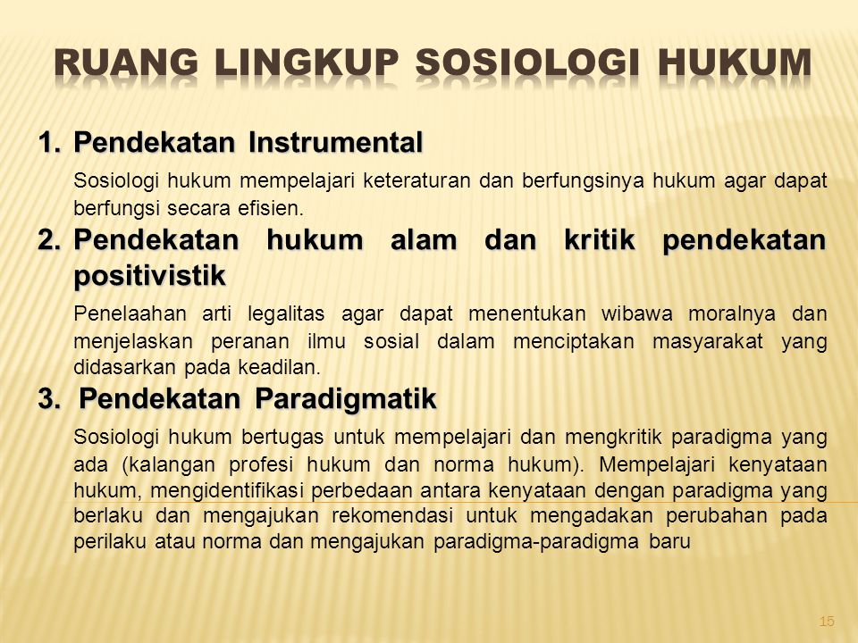 Detail Contoh Sosiologi Hukum Nomer 18