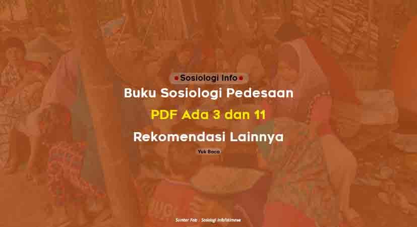 Detail Contoh Sosiologi Pedesaan Nomer 29