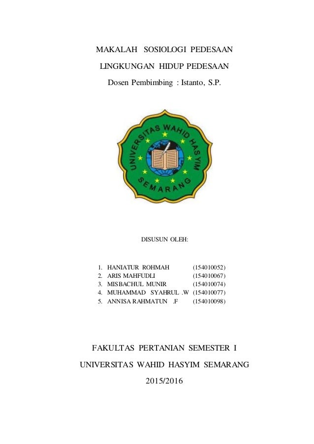 Detail Contoh Sosiologi Pedesaan Nomer 34