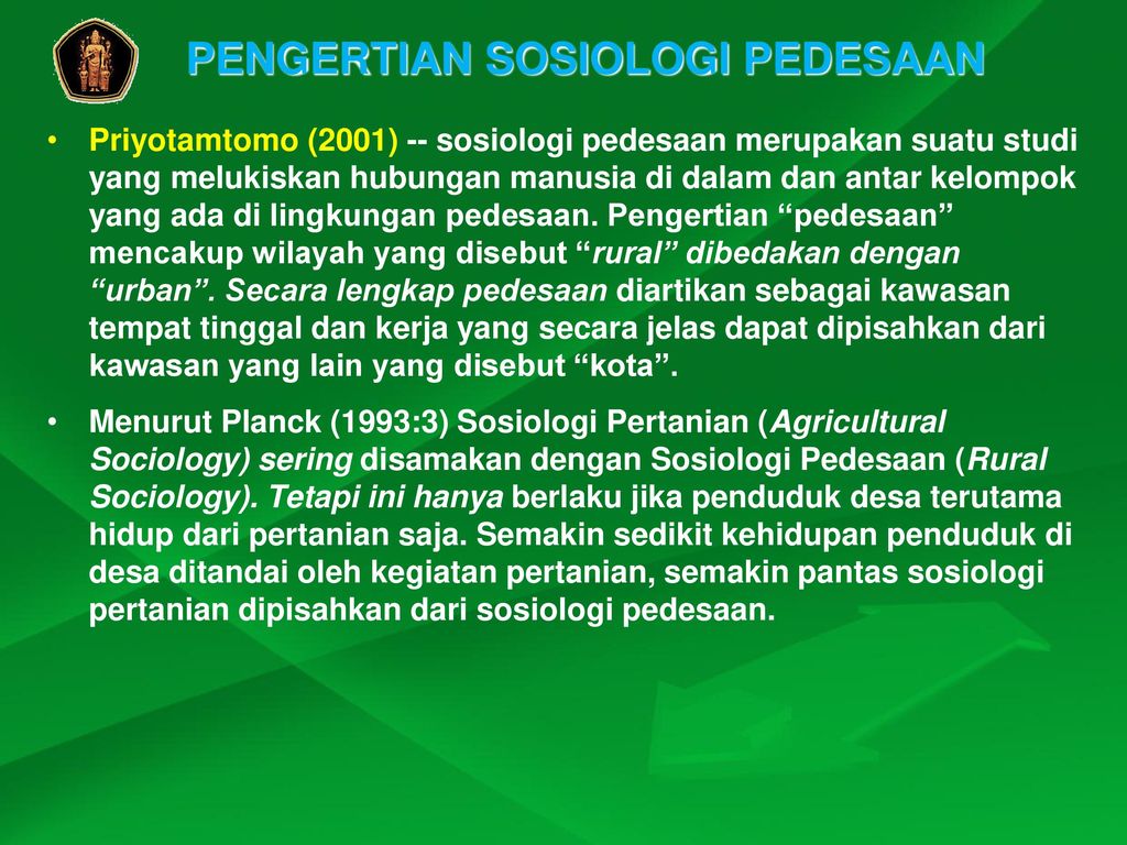 Detail Contoh Sosiologi Pedesaan Nomer 6