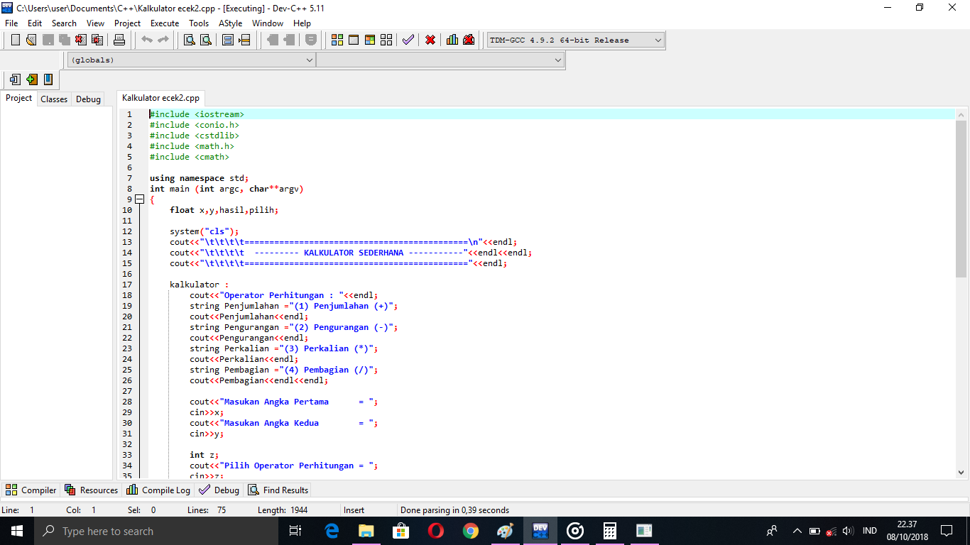 Detail Contoh Source Code Nomer 39