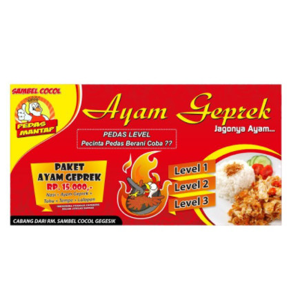 Detail Contoh Spanduk Ayam Geprek Nomer 3