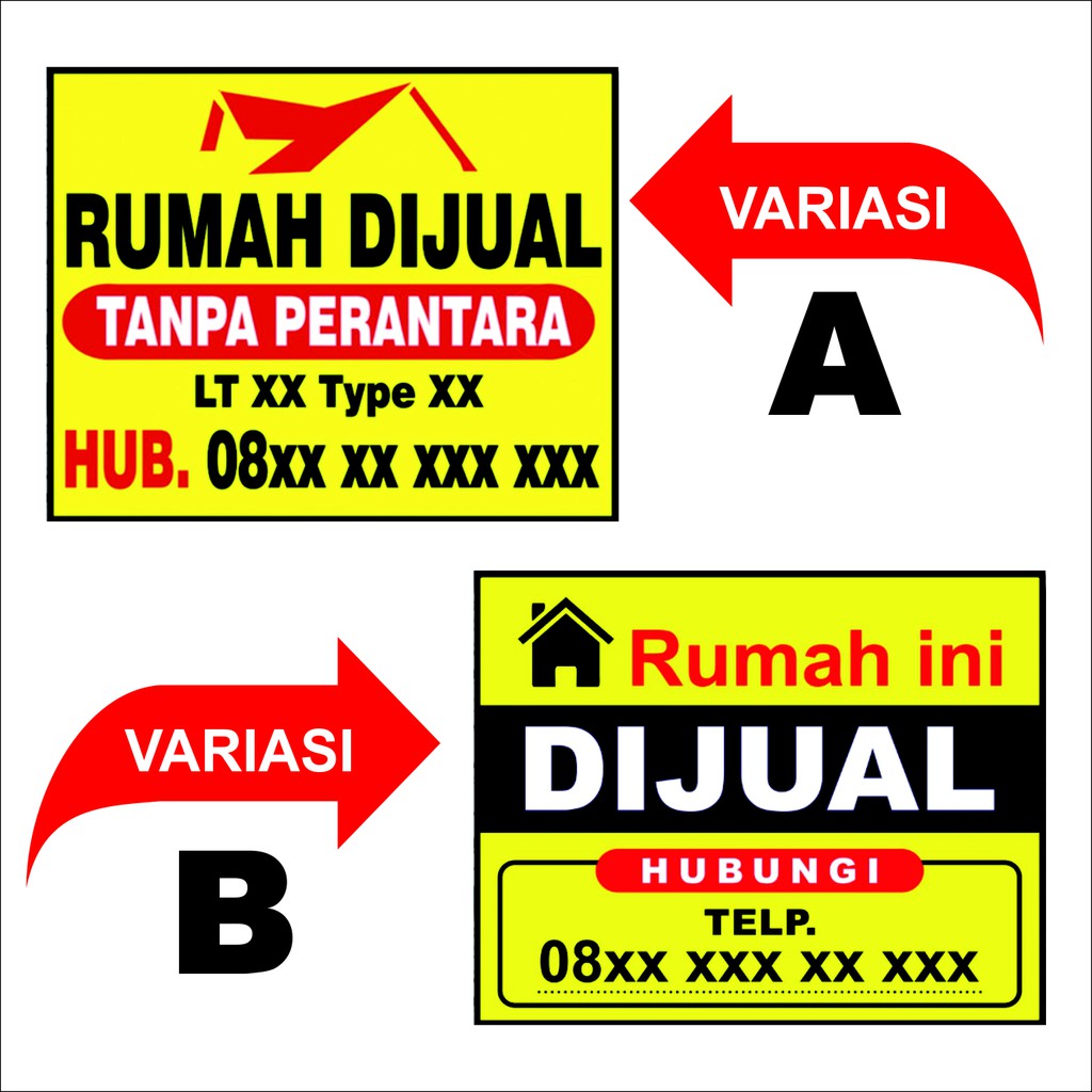 Detail Contoh Spanduk Banner Jual Rumah Nomer 26