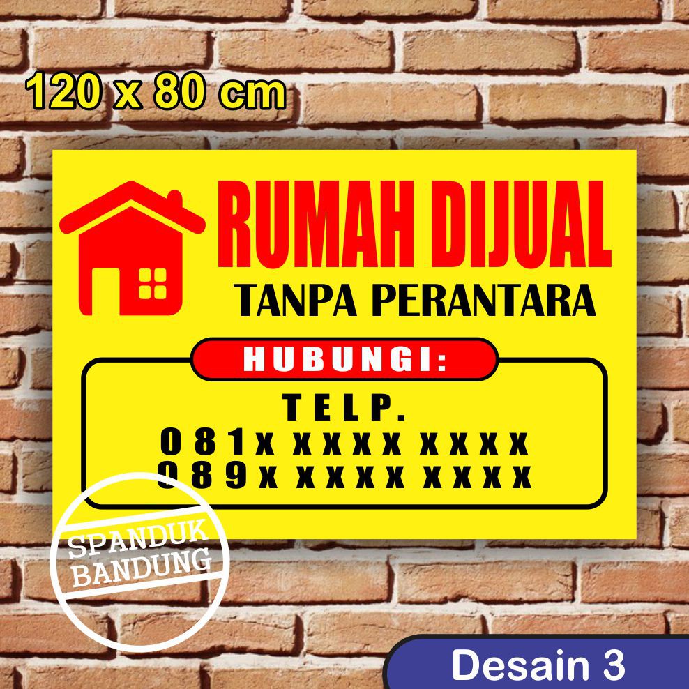 Detail Contoh Spanduk Banner Jual Rumah Nomer 37