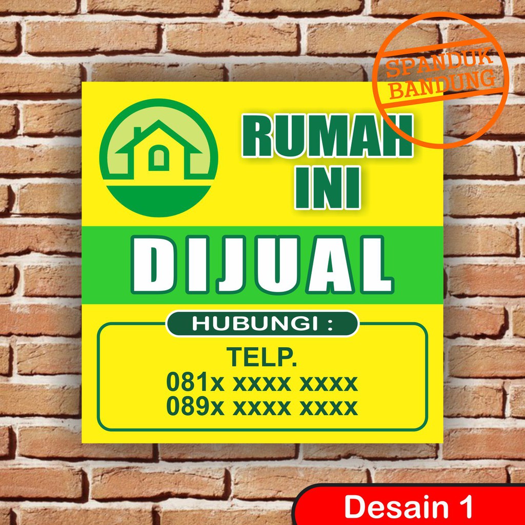 Detail Contoh Spanduk Banner Jual Rumah Nomer 38