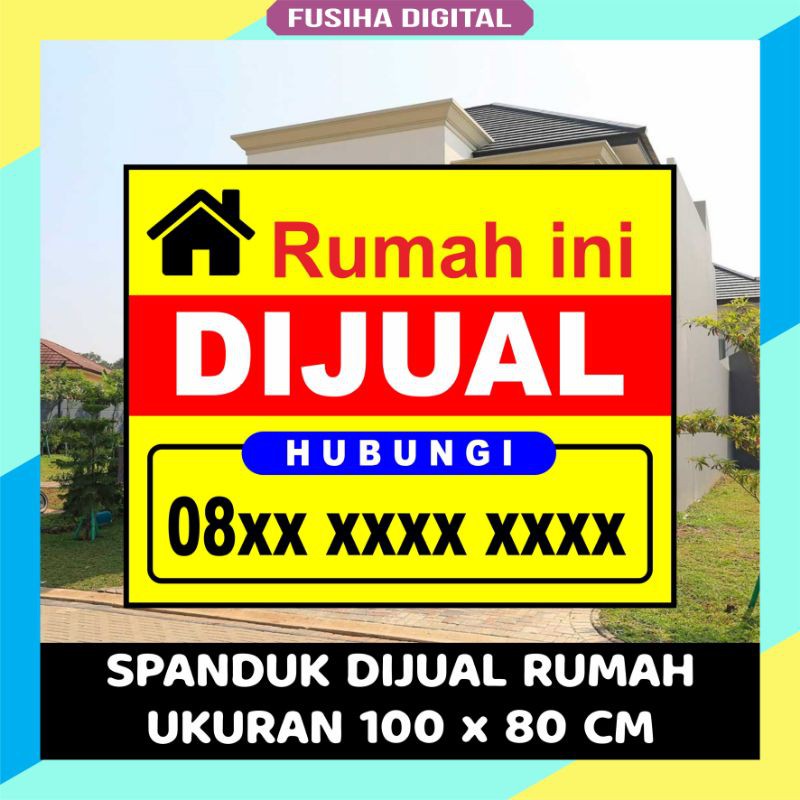 Detail Contoh Spanduk Banner Jual Rumah Nomer 48