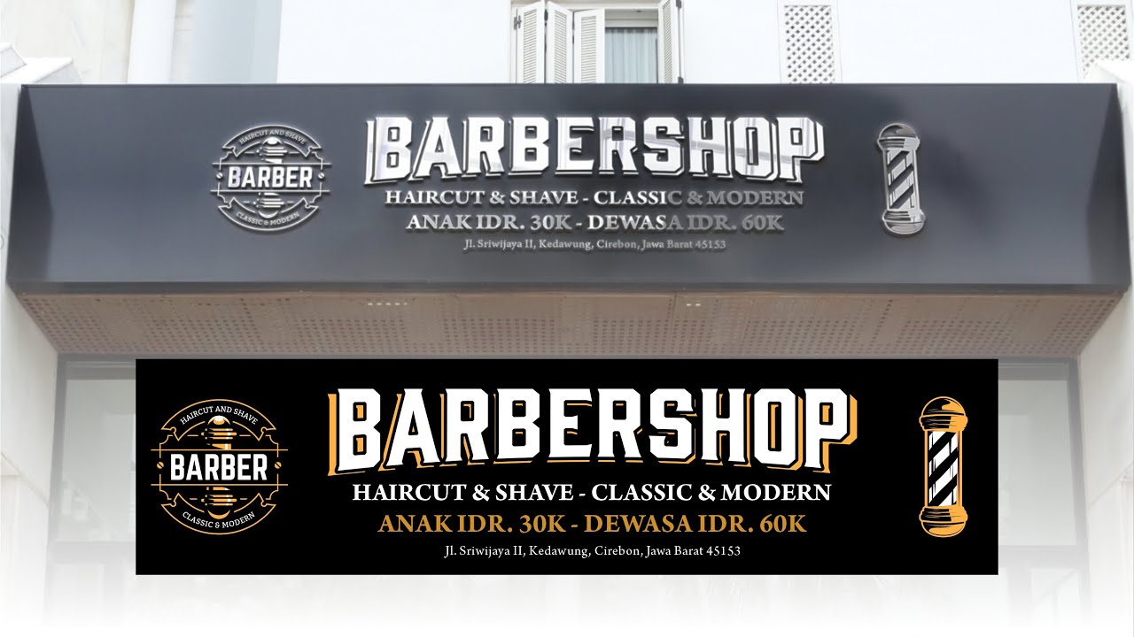 Contoh Spanduk Barbershop - KibrisPDR