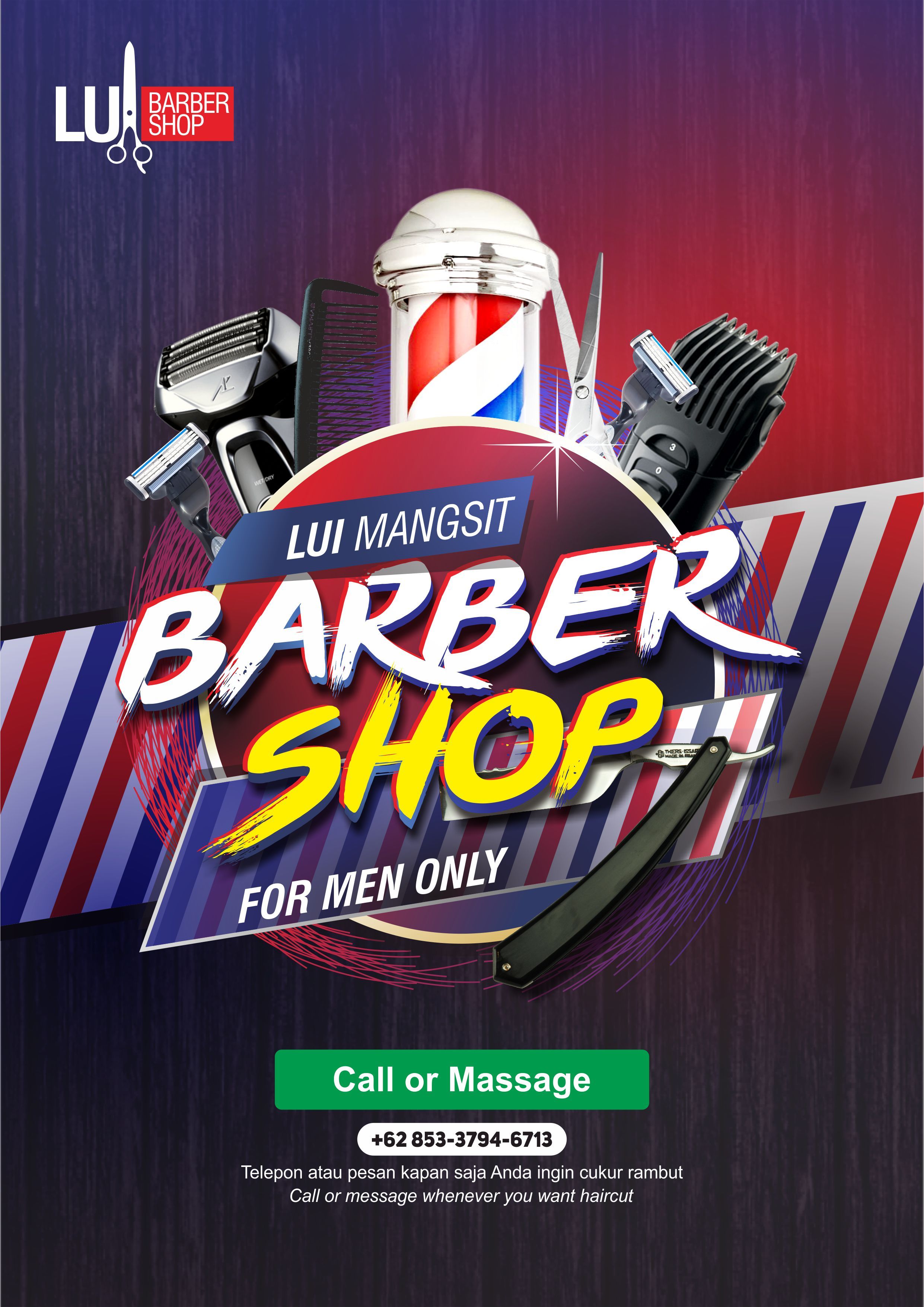 Detail Contoh Spanduk Barbershop Nomer 4