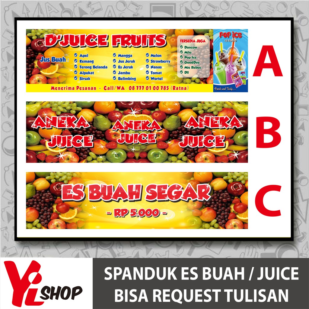 Detail Contoh Spanduk Juice Buah Nomer 3