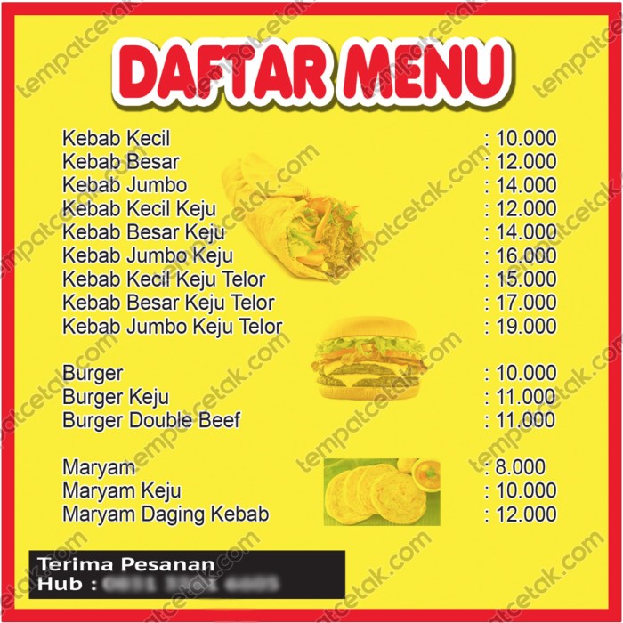 Download Contoh Spanduk Kebab Nomer 27