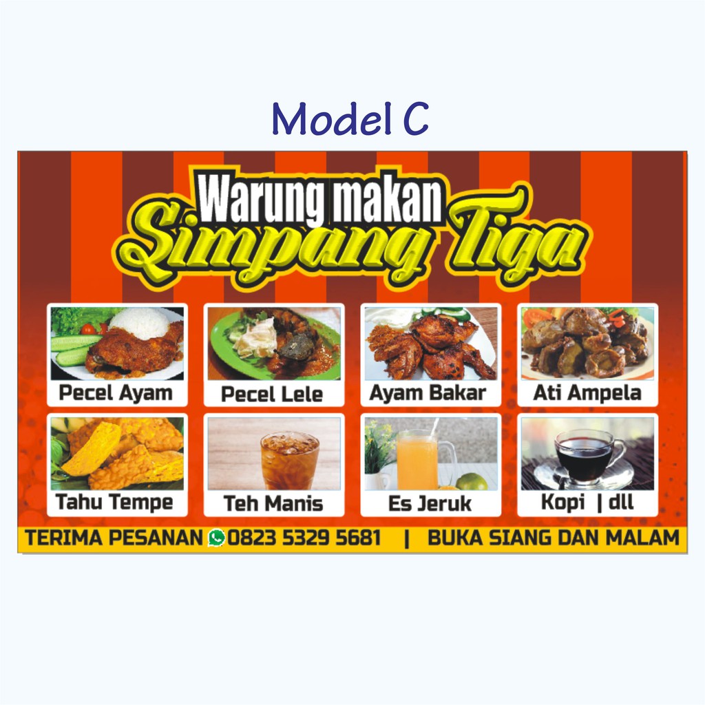 Contoh Spanduk Kedai Makanan - KibrisPDR