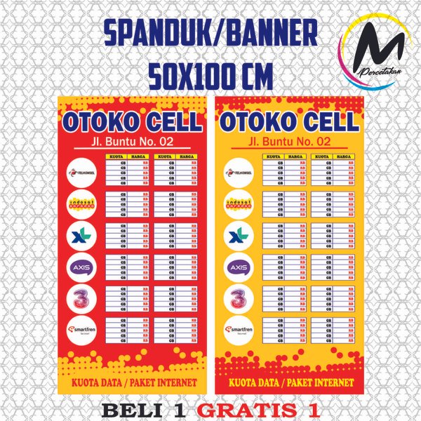 Detail Contoh Spanduk Konter Kuota Nomer 45