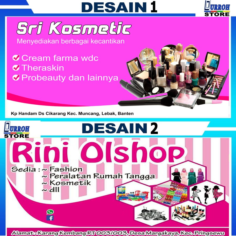 Detail Contoh Spanduk Kosmetik Nomer 3